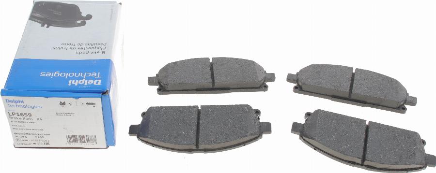 Delphi LP1659 - Brake Pad Set, disc brake onlydrive.pro