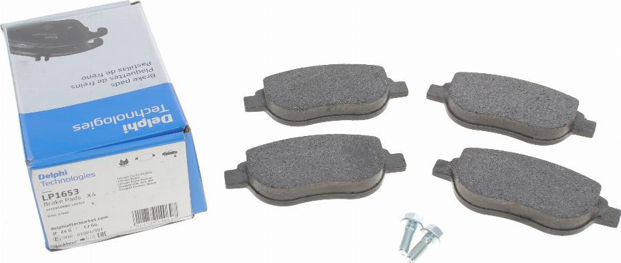 Delphi LP1653 - Brake Pad Set, disc brake onlydrive.pro