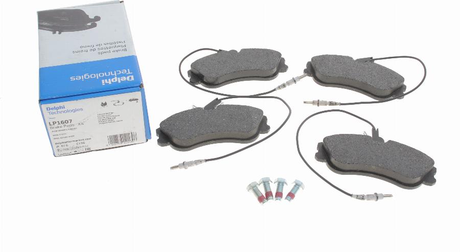 Delphi LP1607 - Brake Pad Set, disc brake onlydrive.pro