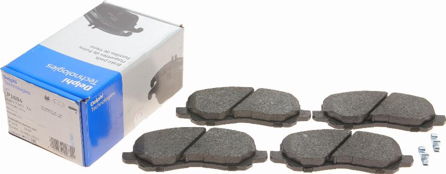 Delphi LP1684 - Brake Pad Set, disc brake onlydrive.pro