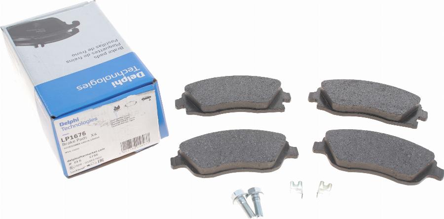 Delphi LP1676 - Brake Pad Set, disc brake onlydrive.pro