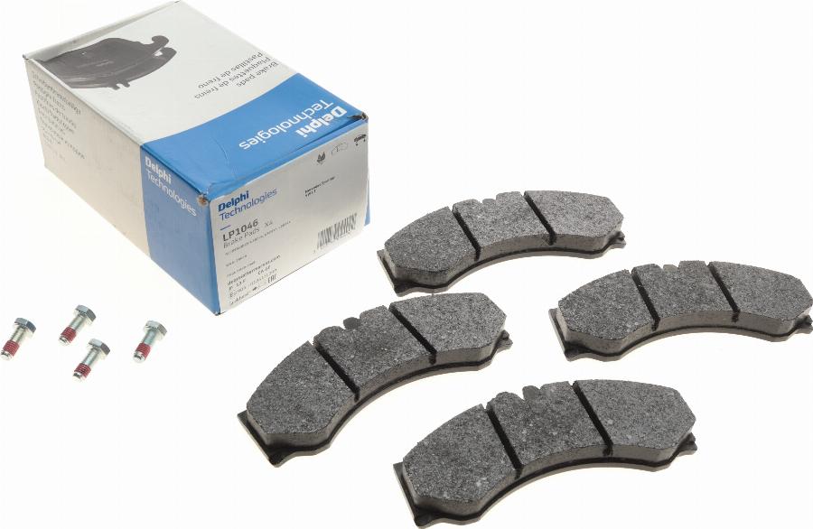 Delphi LP1046 - Brake Pad Set, disc brake onlydrive.pro