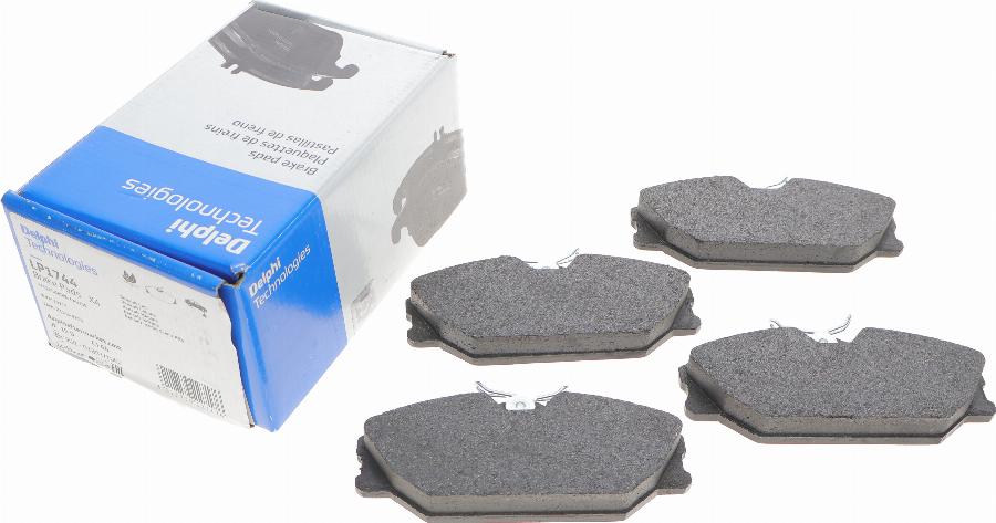 Delphi LP1744 - Brake Pad Set, disc brake onlydrive.pro