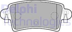 Delphi LP1747 - Brake Pad Set, disc brake onlydrive.pro