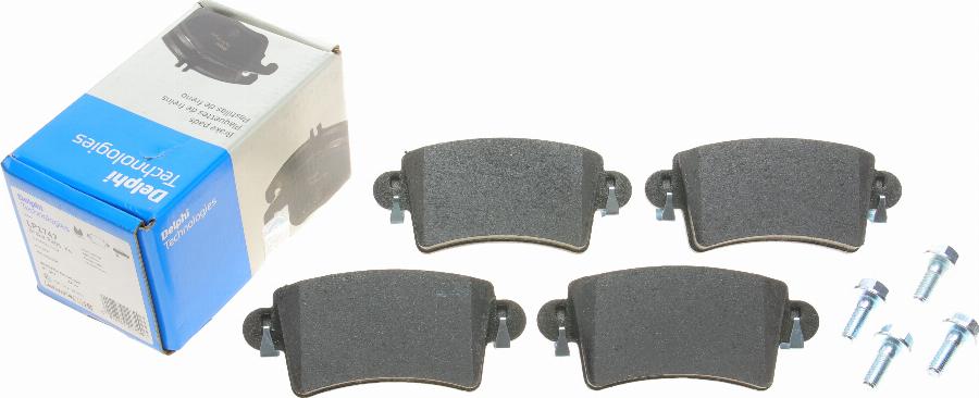 Delphi LP1747 - Brake Pad Set, disc brake onlydrive.pro