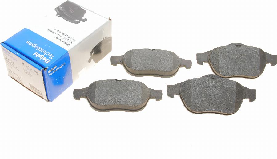 Delphi LP1708 - Brake Pad Set, disc brake onlydrive.pro