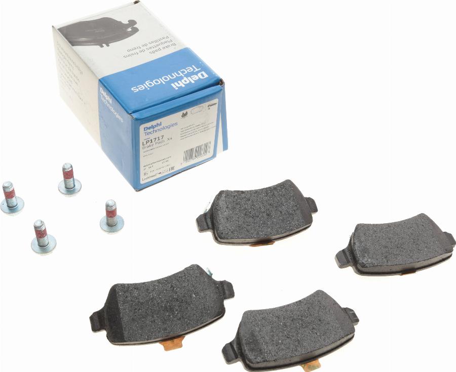 Delphi LP1717 - Brake Pad Set, disc brake onlydrive.pro