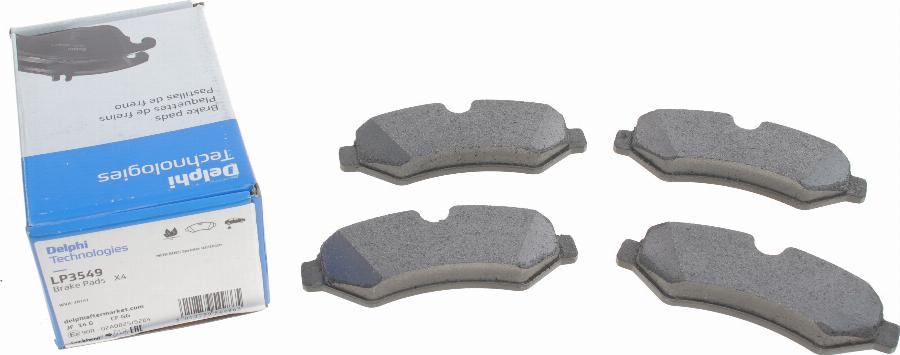 Delphi LP3549 - Brake Pad Set, disc brake onlydrive.pro