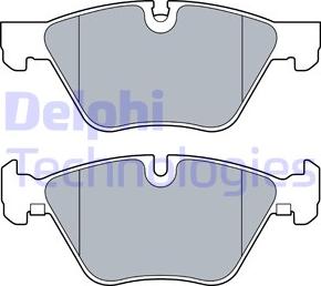 Delphi LP3534 - Brake Pad Set, disc brake onlydrive.pro