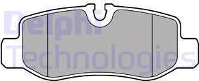 Delphi LP3139 - Brake Pad Set, disc brake onlydrive.pro