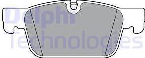 Delphi LP3300 - Brake Pad Set, disc brake onlydrive.pro