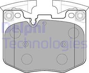 Delphi LP3235 - Piduriklotsi komplekt,ketaspidur onlydrive.pro