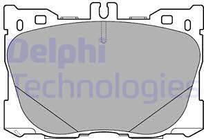 Delphi LP3276 - Brake Pad Set, disc brake onlydrive.pro