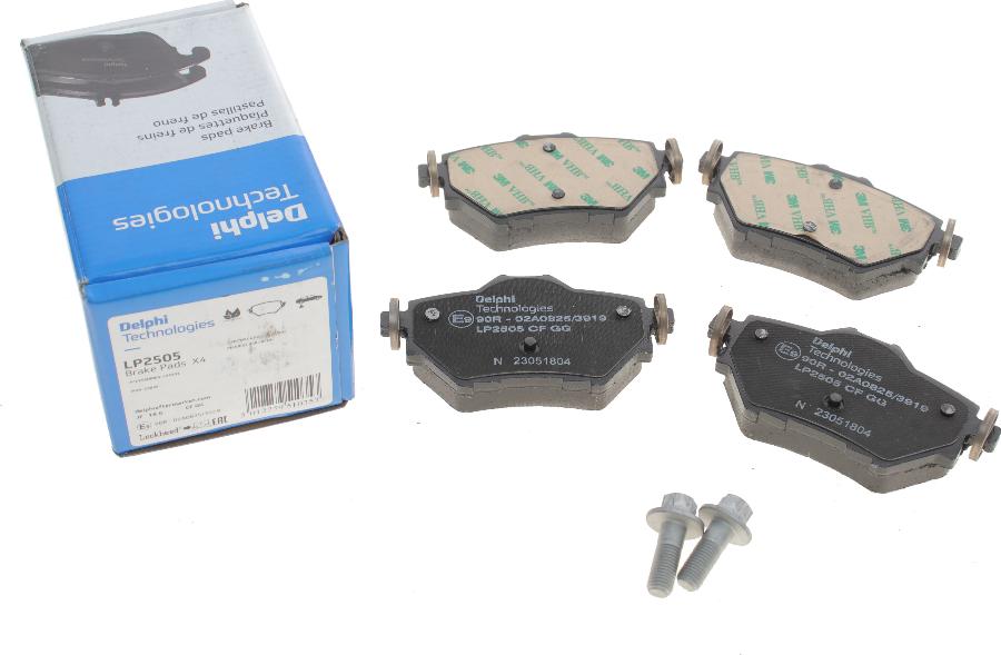 Delphi LP2505 - Brake Pad Set, disc brake onlydrive.pro