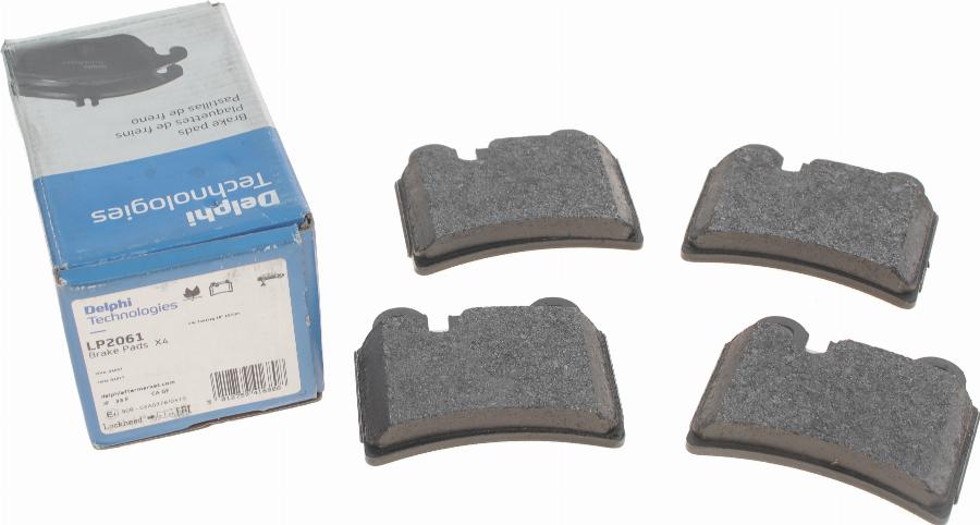 Delphi LP2061 - Brake Pad Set, disc brake onlydrive.pro