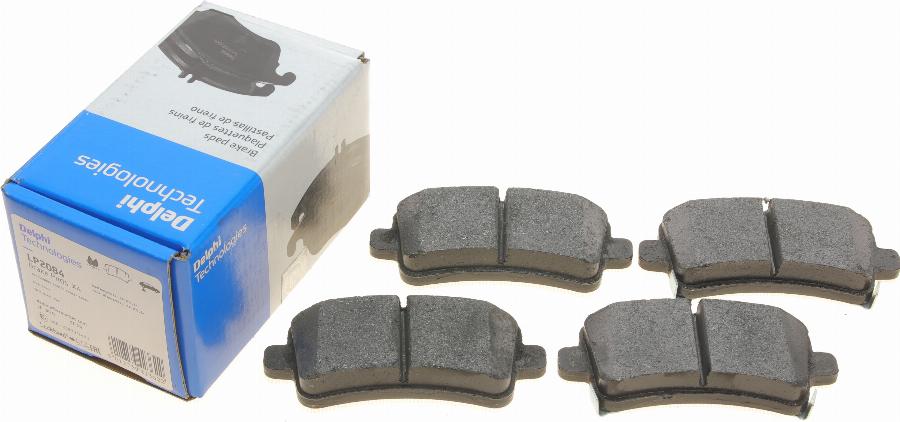 Delphi LP2084 - Brake Pad Set, disc brake onlydrive.pro