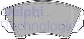 Delphi LP2081 - Brake Pad Set, disc brake onlydrive.pro