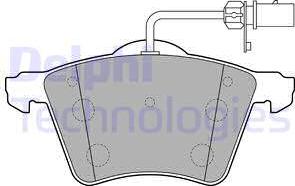 Delphi LP2021 - Brake Pad Set, disc brake onlydrive.pro