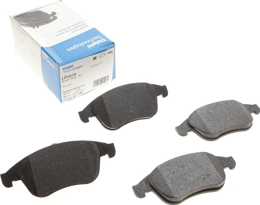 Delphi LP2079 - Brake Pad Set, disc brake onlydrive.pro