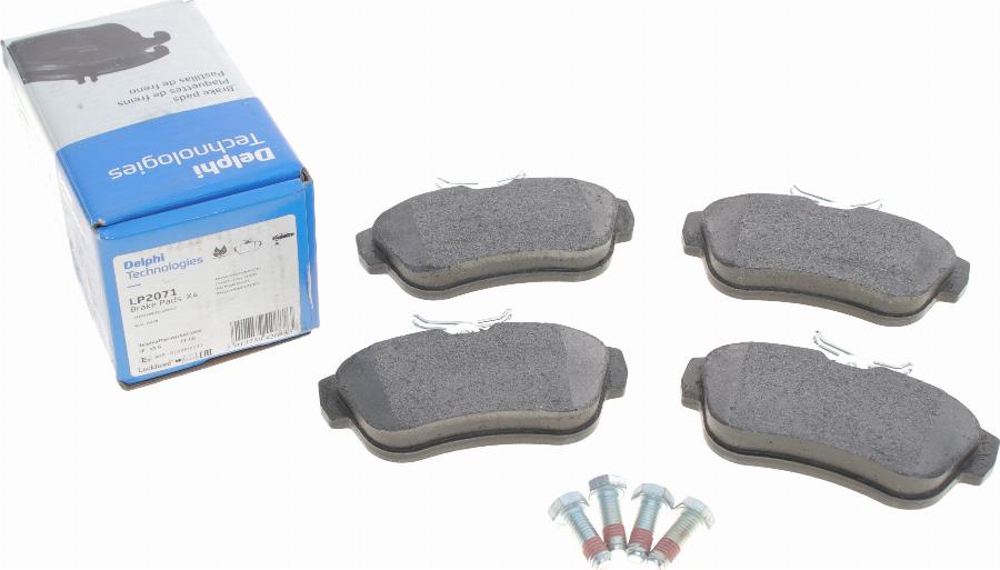 Delphi LP2071 - Brake Pad Set, disc brake onlydrive.pro