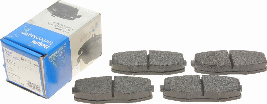 Delphi LP2154 - Brake Pad Set, disc brake onlydrive.pro