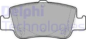 Delphi LP2103 - Brake Pad Set, disc brake onlydrive.pro