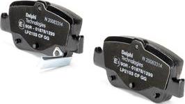 Delphi LP2103 - Brake Pad Set, disc brake onlydrive.pro