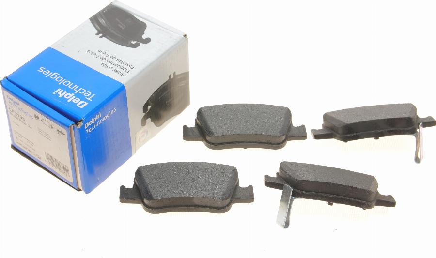 Delphi LP2103 - Brake Pad Set, disc brake onlydrive.pro