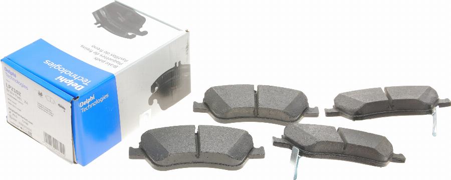 Delphi LP2102 - Brake Pad Set, disc brake onlydrive.pro