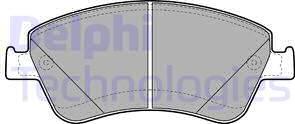 Delphi LP2102 - Brake Pad Set, disc brake onlydrive.pro