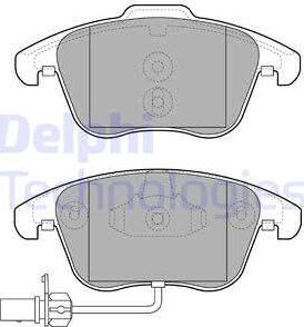 Delphi LP2107 - Brake Pad Set, disc brake onlydrive.pro