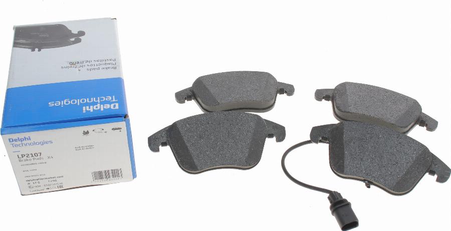 Delphi LP2107 - Brake Pad Set, disc brake onlydrive.pro