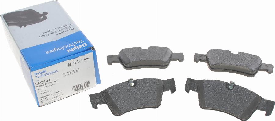 Delphi LP2124 - Brake Pad Set, disc brake onlydrive.pro