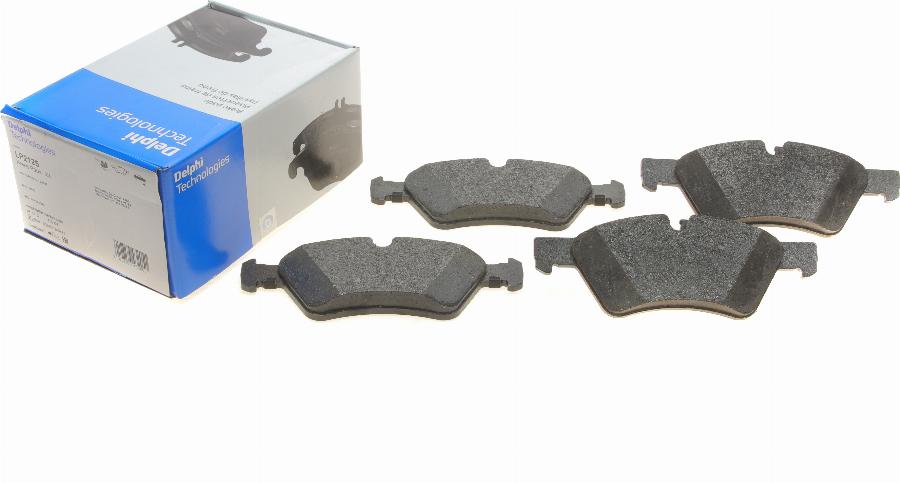 Delphi LP2125 - Brake Pad Set, disc brake onlydrive.pro