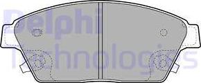 Delphi LP2170 - Brake Pad Set, disc brake onlydrive.pro