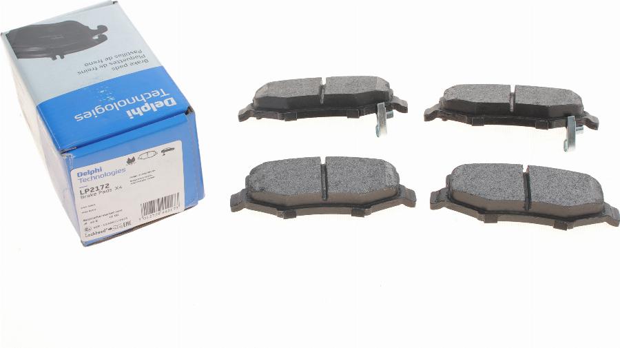 Delphi LP2172 - Brake Pad Set, disc brake onlydrive.pro