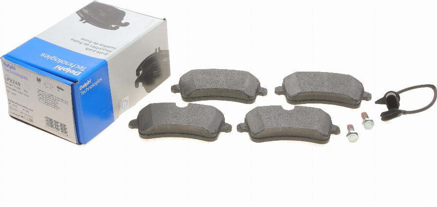 Delphi LP2249 - Brake Pad Set, disc brake onlydrive.pro