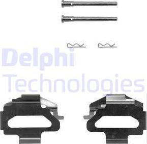 Delphi LX0150 - Accessory Kit for disc brake Pads onlydrive.pro