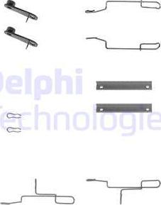 Delphi LX0168 - Accessory Kit for disc brake Pads onlydrive.pro