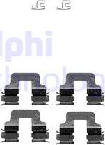 Delphi LX0342 - Accessory Kit for disc brake Pads onlydrive.pro