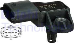 Delphi PS10119 - Sensor, intake manifold pressure onlydrive.pro