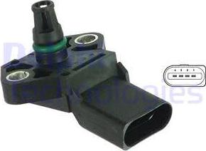 Delphi PS10117 - Air Pressure Sensor, height adaptation onlydrive.pro