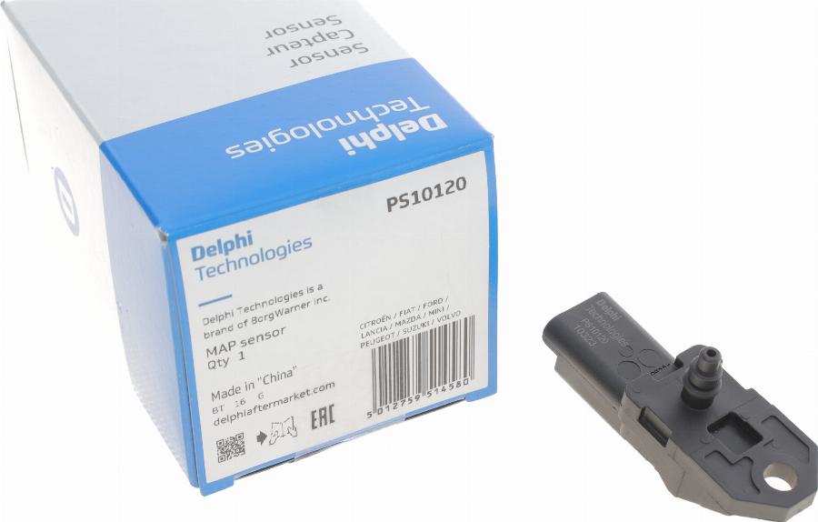 Delphi PS10120 - Sensor, intake manifold pressure onlydrive.pro