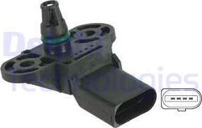 Delphi PS10123 - Sensor, intake manifold pressure onlydrive.pro