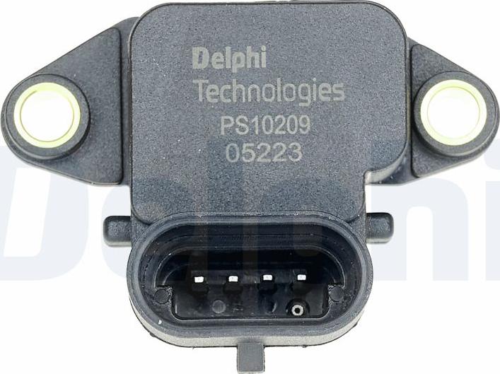 Delphi PS10209 - Sensor, boost pressure onlydrive.pro