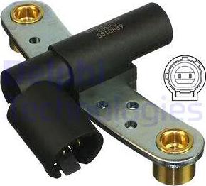 Delphi SS10889 - Sensor, crankshaft pulse onlydrive.pro