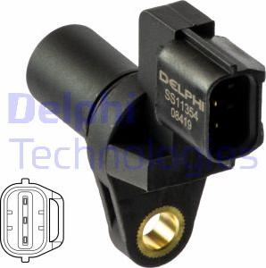 Delphi SS11354 - Sensor, camshaft position onlydrive.pro