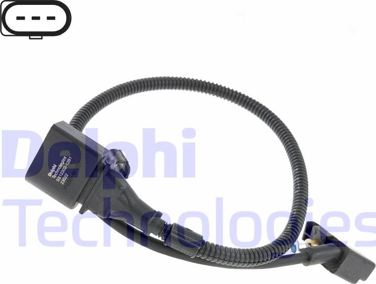 Delphi SS12302-12B1 - Датчик импульсов, коленвал onlydrive.pro