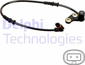 Delphi SS20492 - ABS-anturi onlydrive.pro