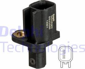 Delphi SS20586 - Sensor, wheel speed onlydrive.pro